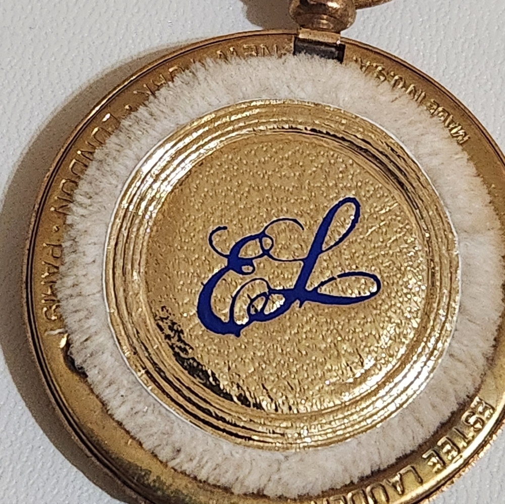 Estee Lauder Vintage Lucidity Compact Necklace - Picture 10 of 16